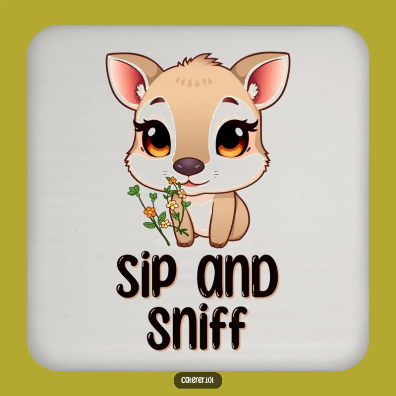 Funny Curious Animal Coasters: Protect Surfaces with Nature's Charm