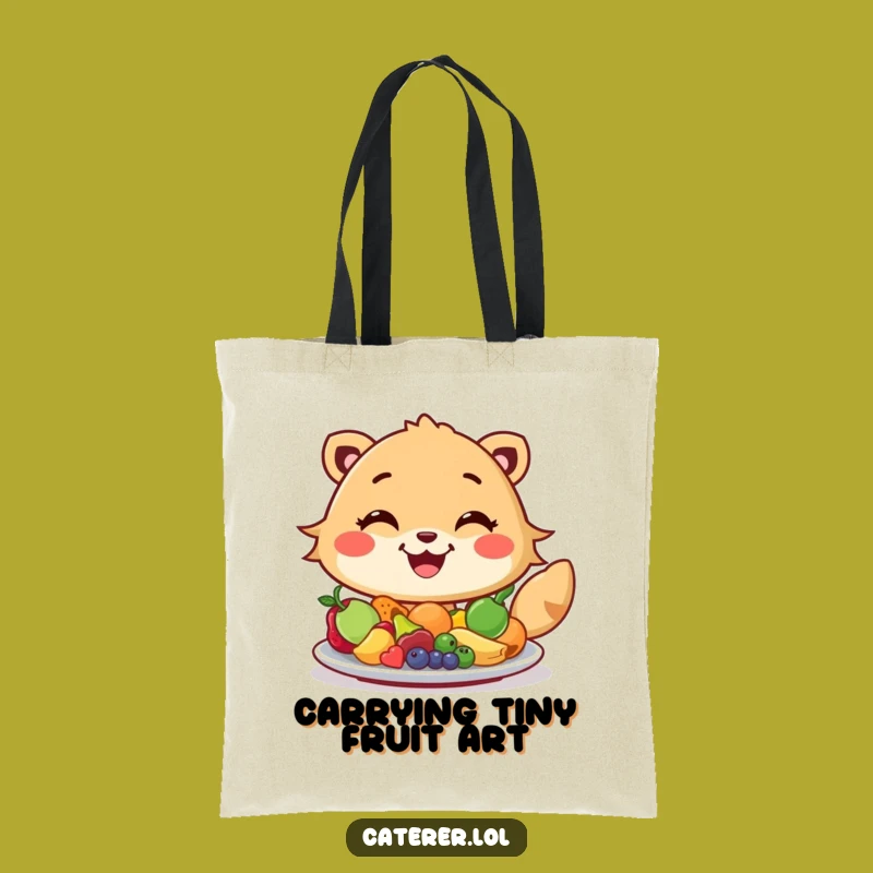 Funny Fruit Arranger Animal Tote Bag: Carry Your Essentials with Cheerful Style
